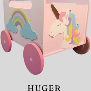 باکس چوبی اسباب بازی طرح تک شاخ