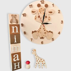 ساعت طرح زرافه