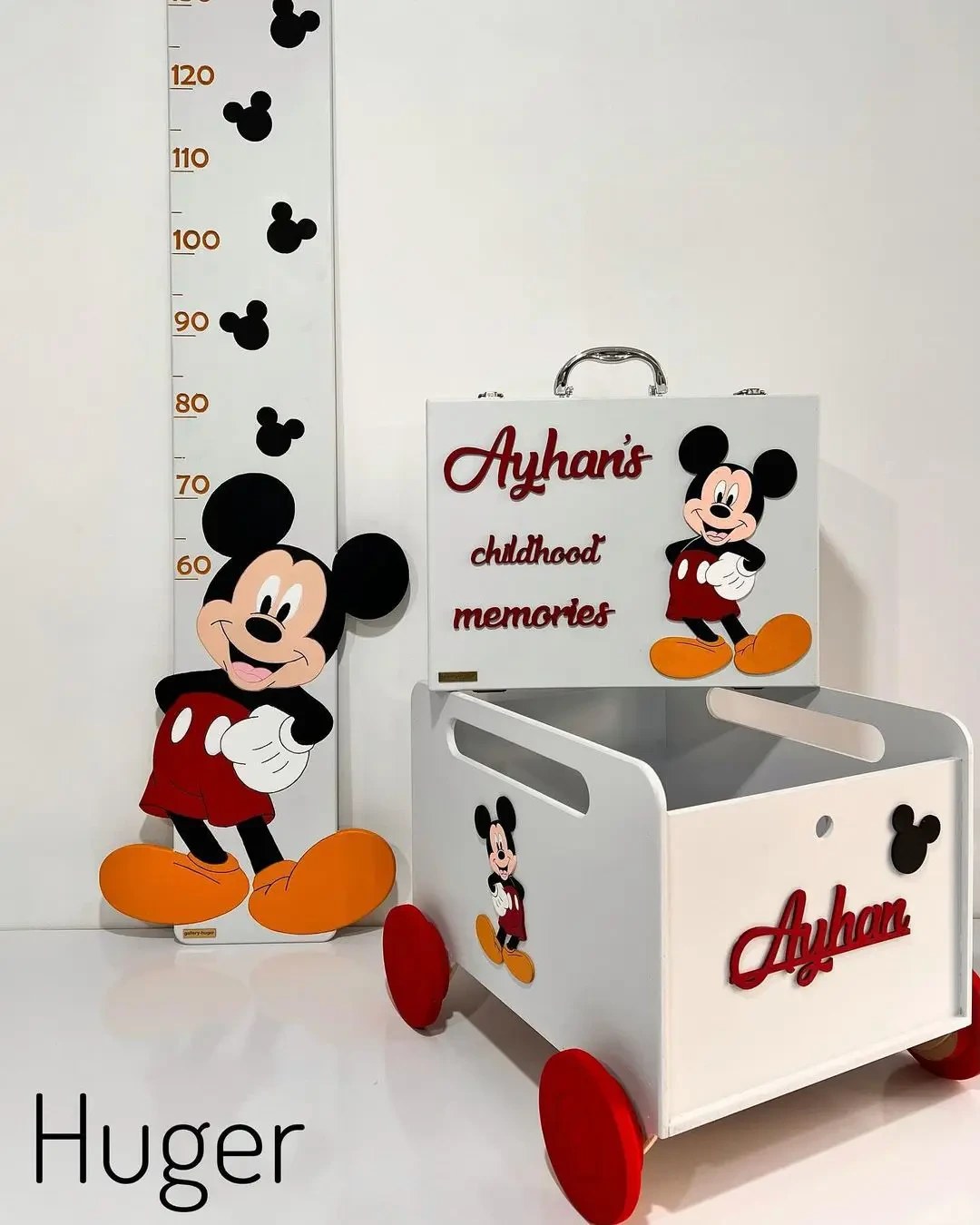 ست قدسنج، جعبه اسباب بازی و چمدان میکی موس