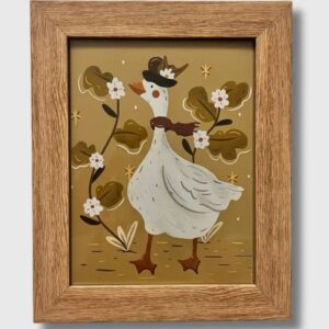 قاب عکس طرح مرغابی