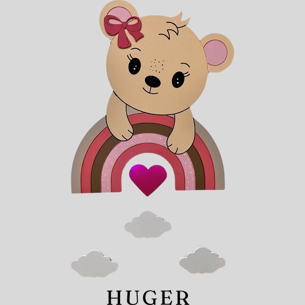 چراغ خواب دیواری اتاق کودک تدی