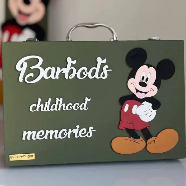 چمدان خاطرات طرح میکی موس